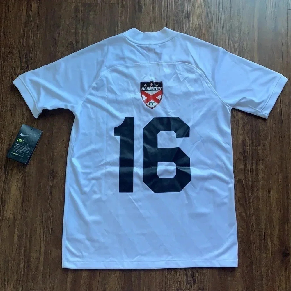 Birmingham United Soccer Nike Jersey White Youth Sz L New - Picture 3 of 7